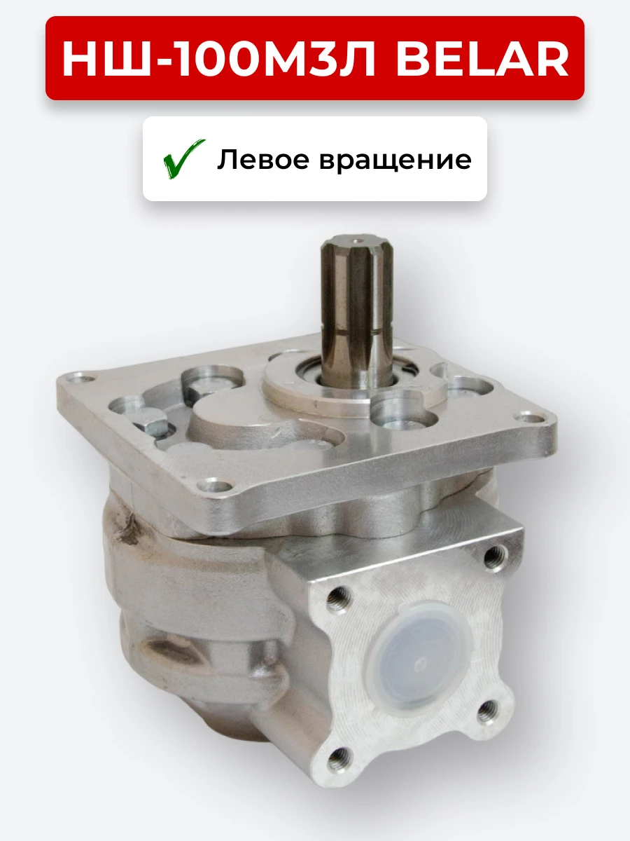 НШ-100 Belar плоский лев. (100 л/мин, 160 бар)