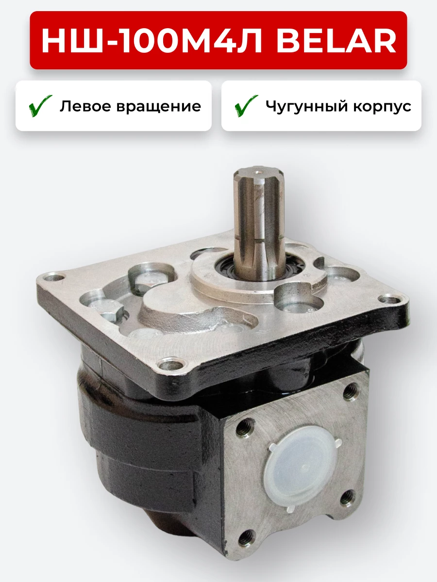 НШ-100 Belar Чугун лев. (100 л/мин, 210 бар)