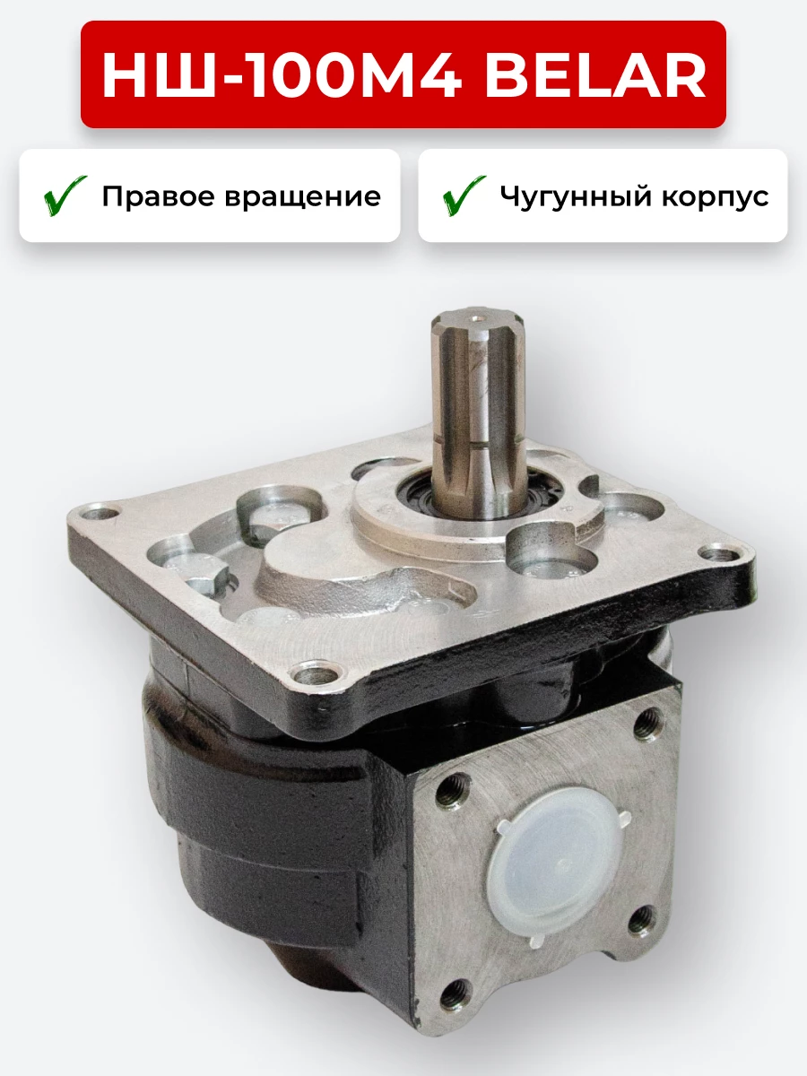 НШ-100 Belar Чугун правое (100 л/мин, 210 бар)